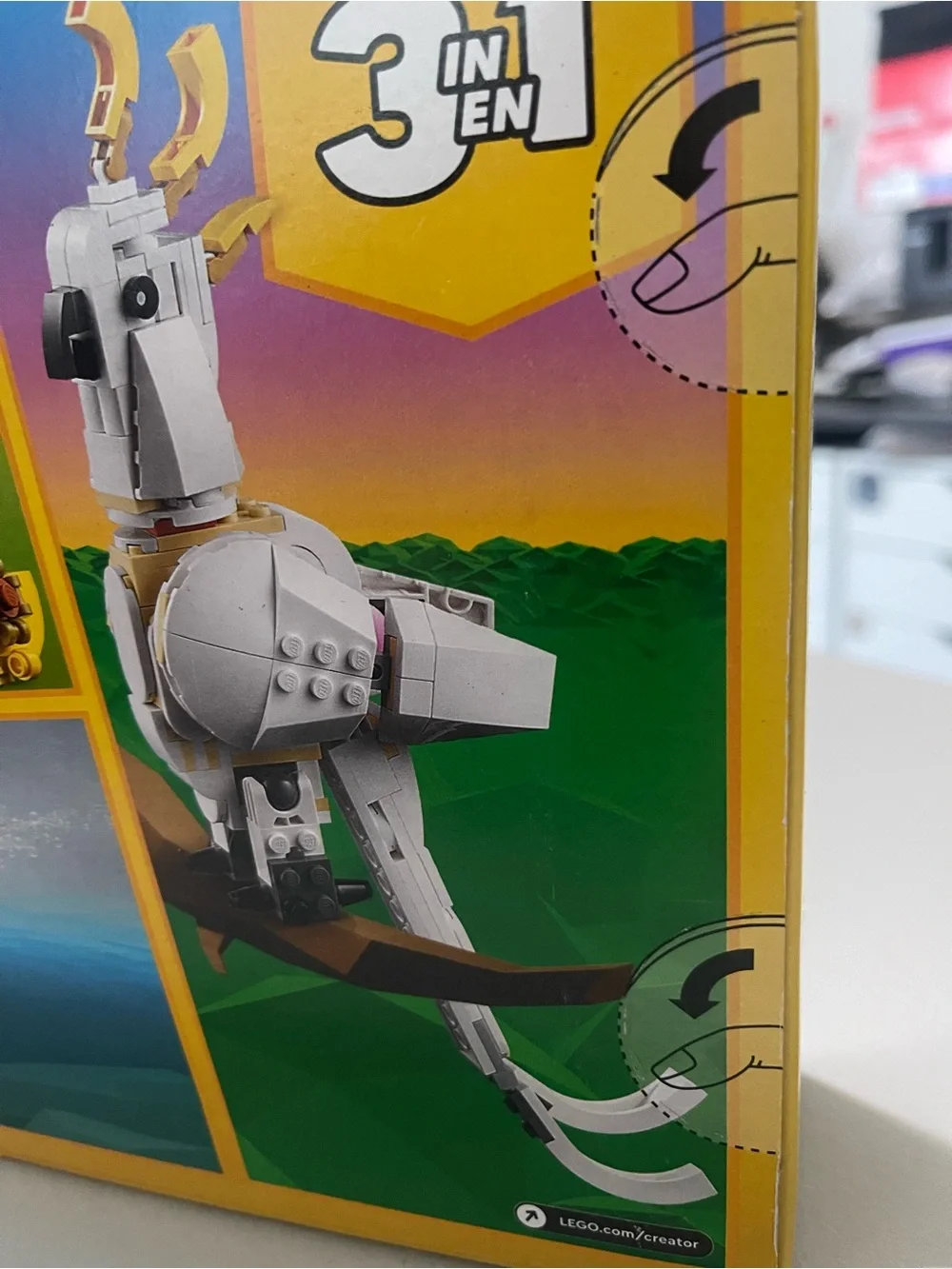Lego Creator White and Pink Bunny Buildable Figure - Sealed - 8+